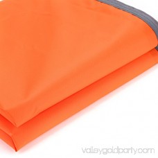 Yahill 2-3-4 Person Outdoor Thickened Oxford Fabric Camping Shelter Tent Tarp Canopy Cover Tent Groundsheet Camping Blanket Mat (Orange - 3-4 Person)